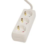 Bloc multiprise Schuko 3x16A - 3 m - Blanc - Chacon