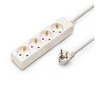 Bloc multiprise Schuko standard 4x16A, câble de 1m de long, H05VV-F3G1.0MM2, CE