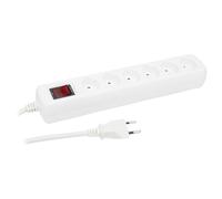 Bloc multiprise suisse 6xT13 1,5m - Blanc - Zenitech