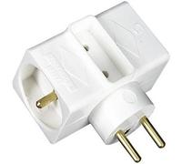 Bloc multiprise triple 1 prise standard + 2 prises 10/16 A avec terre