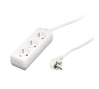 Bloc multiprise Zenitech blanc 3P x 16A