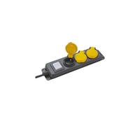 Bloc multiprises 3 prises avec interrupteur 1,5 m H05RR-F 3G1,5 mm² - VELAMP - ST303-FR