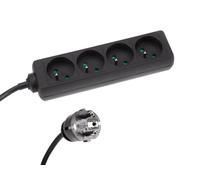 Bloc Multiprises 4 Prises Avec Gaine Rétractile - 3G1.5-5 M - Terre Française