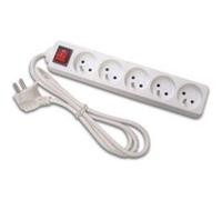 Perel EB5S Bloc 5 prises avec interrupteur