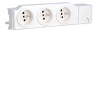 Bloc multiprises avec 3 prises rotatives - HAGER VZ00ASF