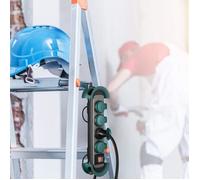 Bloc multiprises - GAO - IP44 - Avec câble 3m, résistant eau/poussiere