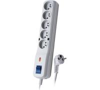 Bloc multiprises Lestar LV-530W 5W 1,5m gris