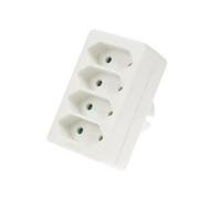 Bloc multiprises - Terre française - 4 prises - Protection enfants