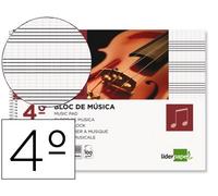 Bloc Musica portée liderpapel pautado 2