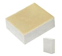 Bloc nettoyant pour chaussures en daim et nubuck, gomme blanche, détachant, produit de qualité professionnelle par La Cura Della Pelle Crème pour enlever les gencives des chaussures en daim (lot de