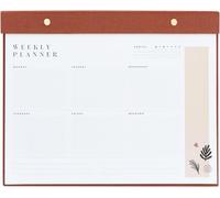 Bloc Note A4 Semainier Kalima Weekly Planner, Sous-Main Bureau, Planificateur Hebdomadaire Papeterie De Bureau
