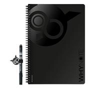 Bloc note A4 Whynote - Votre tableau blanc et son stylo effaçable dans un carnet de notes à emmener avec soi - Un cahier effacable à l’infini [Cahier spirale, Cahier de dessin]