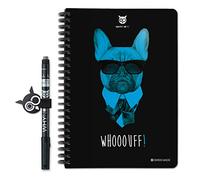 Bloc note A5 Whynote - votre tableau blanc et son stylo effaçable dans un carnet de notes à emmener avec soi - un cahier effacable [cahier spirale, cahier de dessin]
