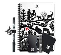 Bloc note A5 Whynote-votre tableau blanc et son stylo effaçable dans un carnet de notes à emmener avec soi-avec son kit de nettoyage [cahier spirale, cahier de dessin] (Poya, Pages Lignées)