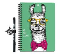 Bloc note A5 Whynote - Votre tableau blanc et son stylo effaçable dans un carnet de notes à emmener avec soi - Un cahier effacable à l’infini [cahier spirale,cahier de dessin]