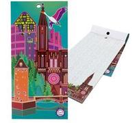 Bloc note magnétique - Carnet Formalist City - Pylones Strasbourg G
