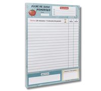 Bloc note Pomodoro A5 - To do list gestion du temps, 50 fiches