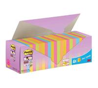 Bloc-note - POST-IT - Z-Notes - Super Sticky - 76 x 76 mm - 24 blocs - Couleurs assorties