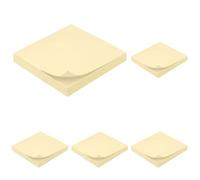Bloc note repositionnable 100 feuilles 75x75mm (jaune) (Lot de 5)
