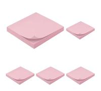 Bloc note repositionnable 100 feuilles 75x75mm (rose) (Lot de 5)