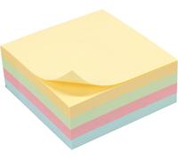 Bloc Note Repositionnable 4 Couleurs Pastel 320 Feuilles 75x75mm