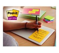 Bloc-note super sticky Meeting Notes, 152 x 101 mm