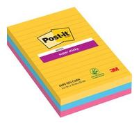 Bloc note super sticky notes, 101 x 101 mm, ligné