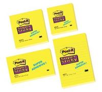 Post-it Notes repositionnables 660-S 102 x 152 mm 75 feuilles jaune jonquille