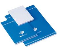 Conquerant Bloc-Notes A5 Petits Carreaux 5mm 200 Pages Agrafées Tête Couverture Carte Bleue