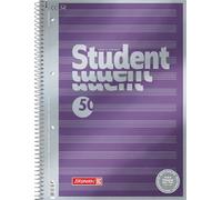 Brunnen 1067144 Notepad/Student Premium Note Ruled Set Treated Cover with Metall