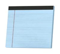 Bloc-notes 24 x 27 cm perforés avec bords détachables | Grand bloc-notes de 30 feuilles pour avocats, parajuristes, étudiants, salle d'audience, bureau, école, maison, réunion