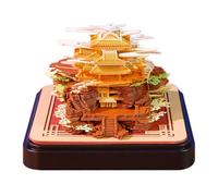 Bloc-notes 3D 2026, calendrier artistique 3D Laojun en papier de montagne, sculpture décorative pour bureau