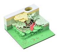 Bloc-notes 3D Calendrier 2024 bloc-notes décoratif élégant et exquis idéal pour le bureau le salon cadeau idéal pour un collègue un ami ou poisson koï.