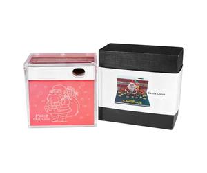 Bloc-Notes 3D,Carnets Créatifs 3D du Père Noël - Calendrier Bloc-notes,Pour Maison, Chambre d', Dortoir, Appartement, Bureaux, École, Voyage, Fête, Vacances, Cadeau, Quotidien