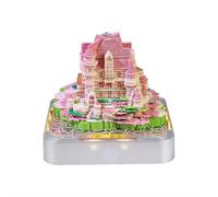 Bloc-notes 3D Château avec lumière, Love Castle 3D, papier détachable, pratique pour révéler Sti Castle,