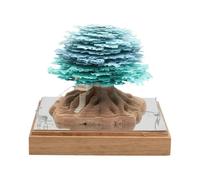 bloc-notes 3d, notes autocollantes 3d, Four Seasons Panorama Treehouse Collection de papier stéréoscopique Sculpture faite à la main Cadeau d'éclairage avec cadeau de bande de papier(Blue)