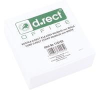Bloc-Notes - 90 X 90 X 35 Mm - Environ 300 Feuilles - Encollées Sur La Tête - Blanc