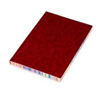 Bloc-notes à couverture souple en polyuréthane avec ruban marque-page, 100 feuilles de papier pour soins des yeux, fournitures scolaires, bloc-notes ligné large ligné pour enfants en cuir
