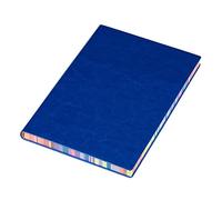 Bloc-notes à couverture souple en polyuréthane avec ruban marque-page, 100 feuilles de papier pour soins des yeux, fournitures scolaires, bloc-notes ligné large ligné pour enfants en cuir