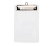 Bloc-notes à pince multifonctionnel, 3 pièces, papeterie rigide, papier de Test, presse-papiers A4 A5 A6, porte-documents for étudiants pour Documents,Dessins(White A4)