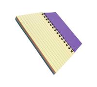 Bloc-notes à reliure double spirale 50 feuilles lignées journal de poche à spirale petit carnet pour étudiant prendre des notes
