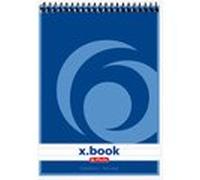 Bloc-notes à spirale x.book, A7, 50 pages, ligné