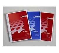 Bloc-notes A4 160 feuilles à carreaux