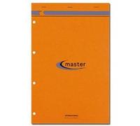 Bloc notes - A4 + - 21x31,8 cm - Petits Carreaux - 80 feuilles - Master