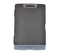 Bloc Notes A4 avec Rangement, 25,3x36,5x2,9cm Bloc-notes de Rangement de Documents, Dossier Métallique 2 en 1, Bloc-notes Infirmier avec Étui à Stylos pour Bureau Ou École