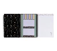 Bloc-notes A5, chacun avec 9 blocs de notes adhésives décorées et un carnet pratique, bloc-notes autocollant, carnet de notes autocollant, cadeau d'appréciation des enseignants, bloc-notes pour
