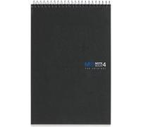 Bloc-notes - A5 - Petits carreaux - Spirales - 120 feuilles - Papier 70g - Noir - Miquelrius Noir