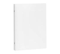 Bloc-notes académiques rechargeables avec 8 anneaux de couverture de classeur 60 feuilles de papier de recharge pour prise de notes quotidienne carnet de préparation aux examens
