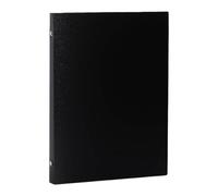 Bloc-notes académiques rechargeables avec 8 anneaux de couverture de classeur 60 feuilles de papier de recharge pour prise de notes quotidienne carnet de préparation aux examens