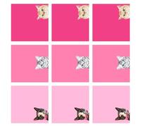 Bloc-Notes Adhésif 9 Pièces Note Repositionnable 50 Feuilles Par Bloc 3x3 Pouces Rappel De Sur Journal Réutilisables Pour Livres